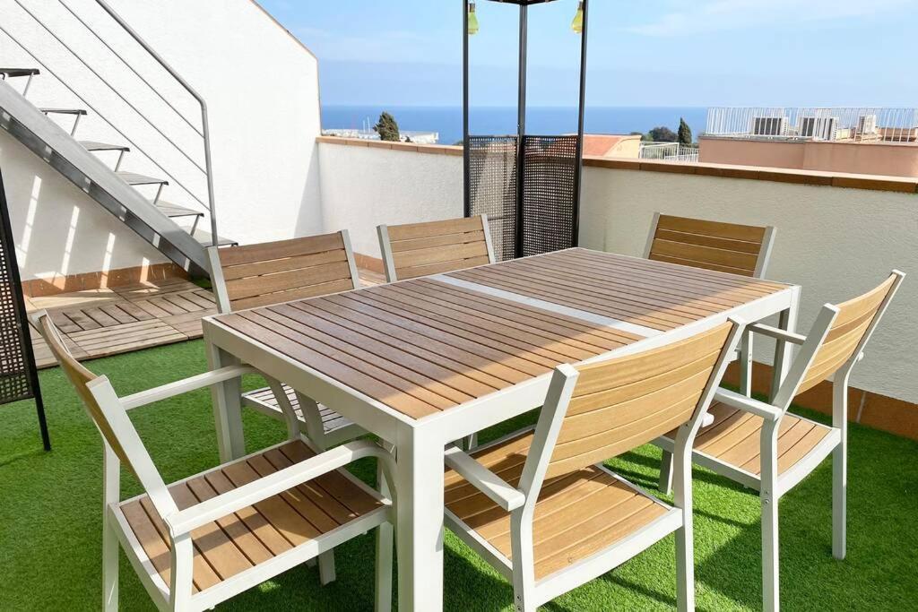 Apartamento Ático con Vistas al Mar a un Paso del Centro Blanes Exterior foto