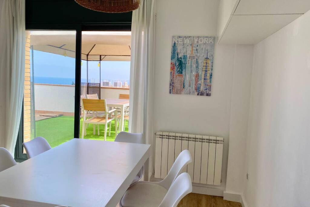 Apartamento Ático con Vistas al Mar a un Paso del Centro Blanes Exterior foto