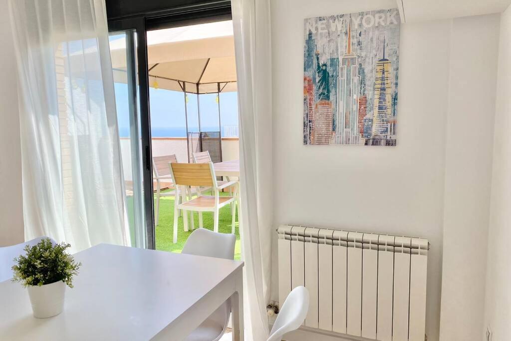 Apartamento Ático con Vistas al Mar a un Paso del Centro Blanes Exterior foto